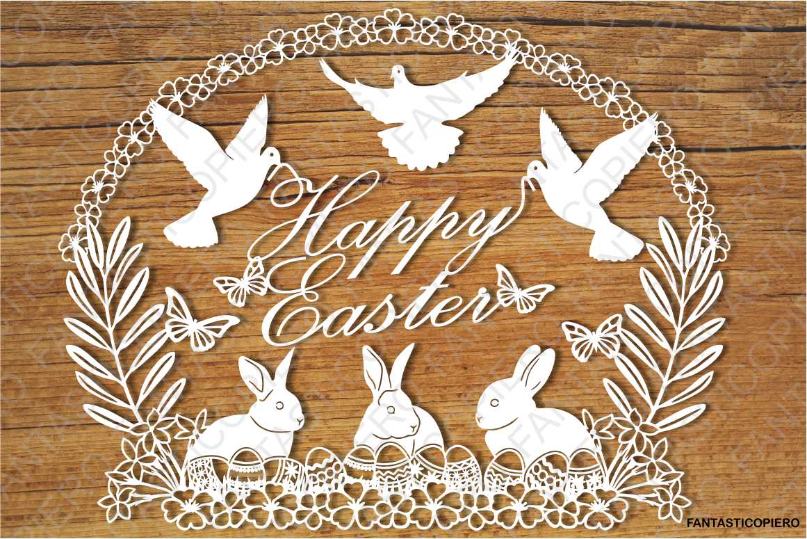 Download Happy Easter SVG files for Silhouette Cameo and Cricut.