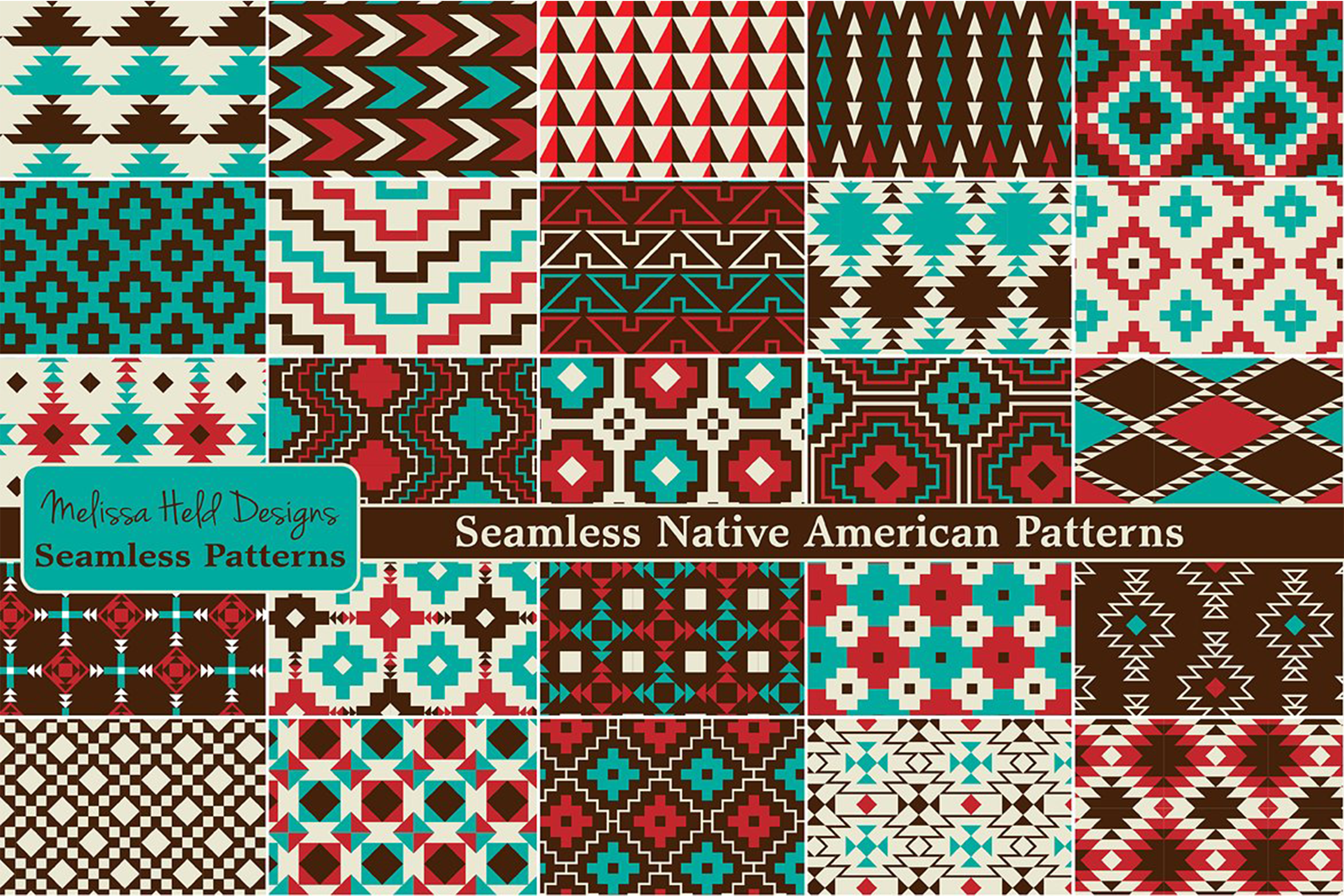 Seamless Native American Patterns