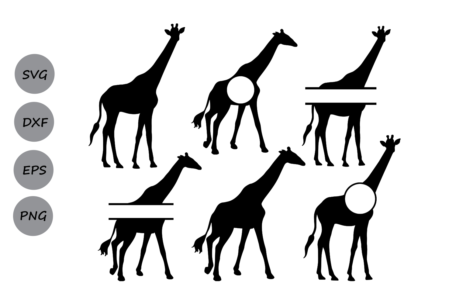 Download Giraffe SVG File, giraffe monogram svg, Giraffe Cut File ...