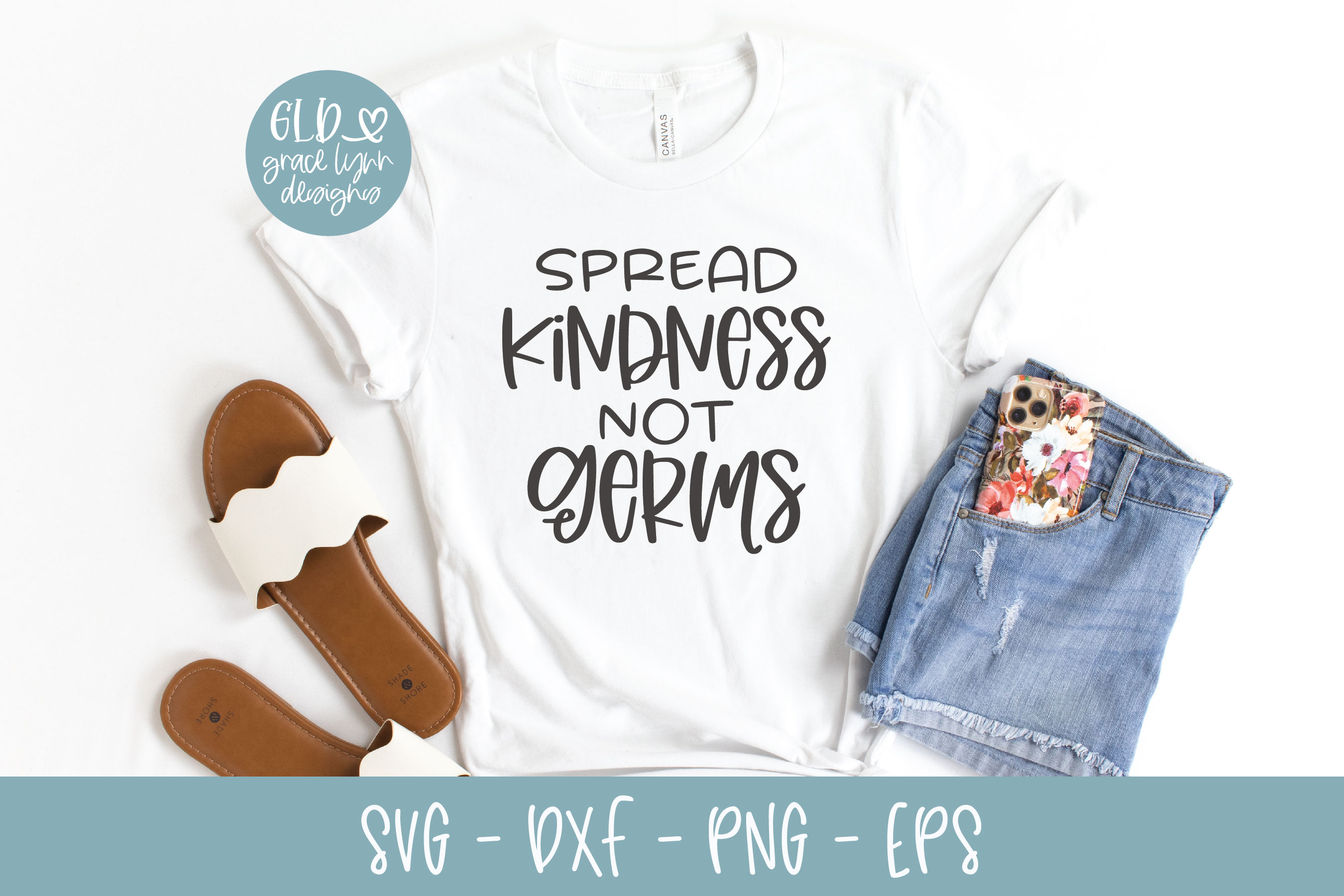 Spread Kindness Not Germs - SVG