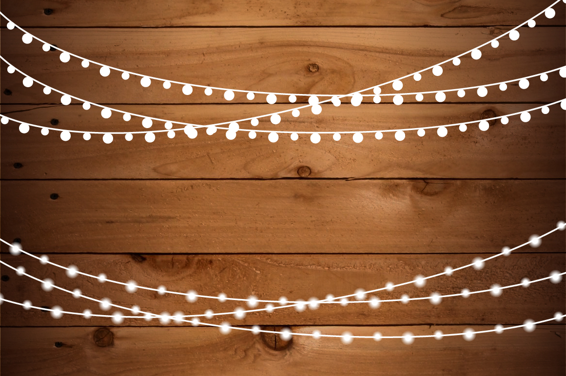 String Lights Clip Art Set - PNG, AI