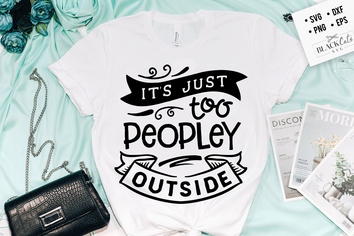 It's just too peopley outside SVG (518484) | SVGs | Design Bundles