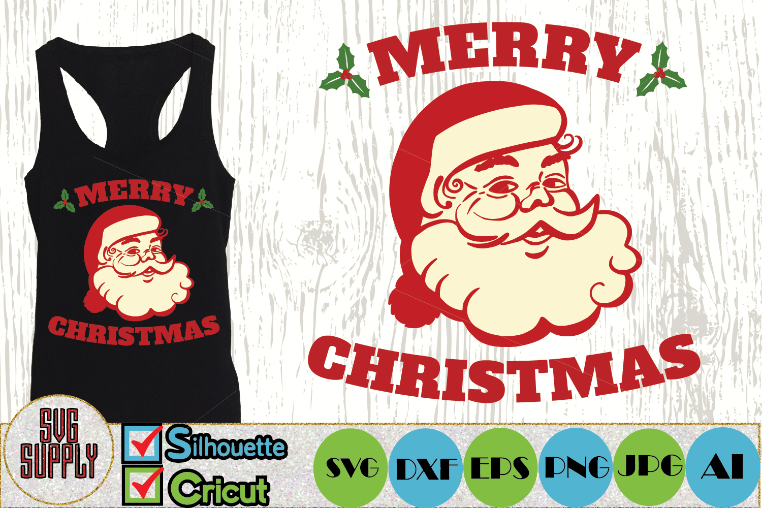 Download Santa Claus SVG Cut File (136952) | Cut Files | Design Bundles
