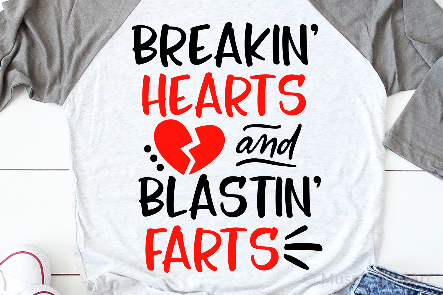 Breaking Hearts and Blasting Farts Svg, Funny Valentines Day