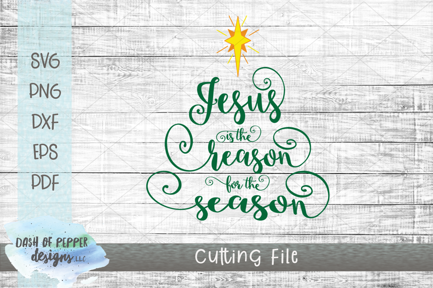 Download Jesus is the Reason for the Season SVG - Christmas SVG ...