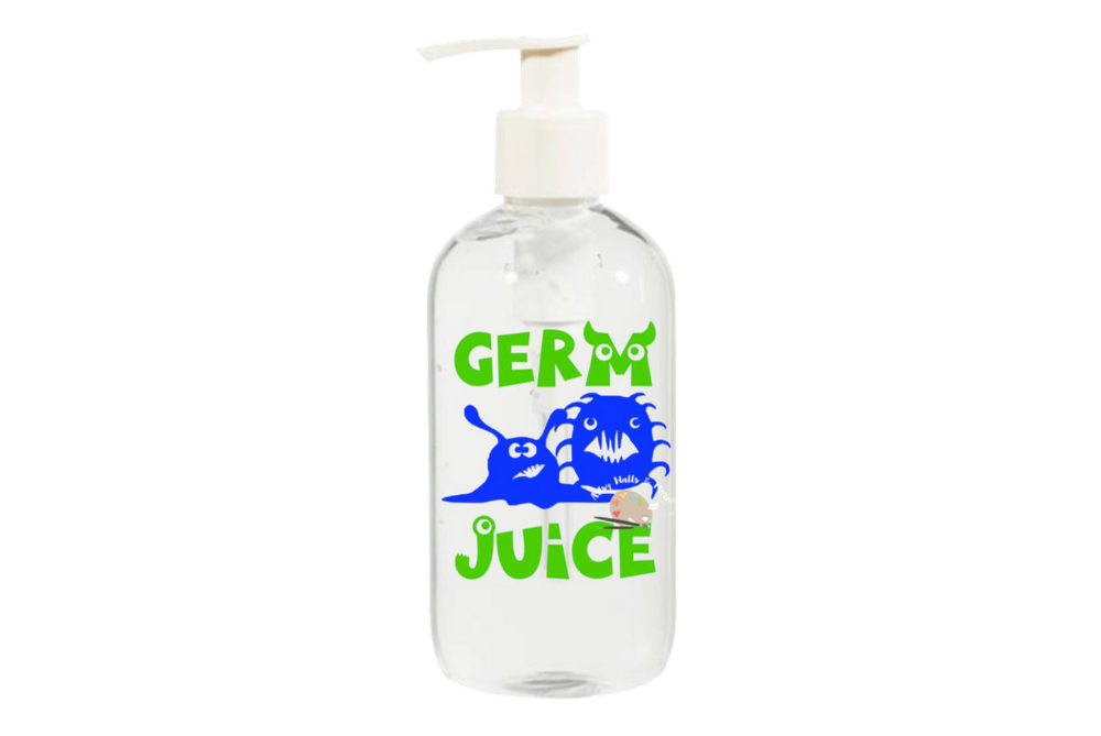 Download Germ Juice svg cut file, Hand sanitizer bottle decal SVG