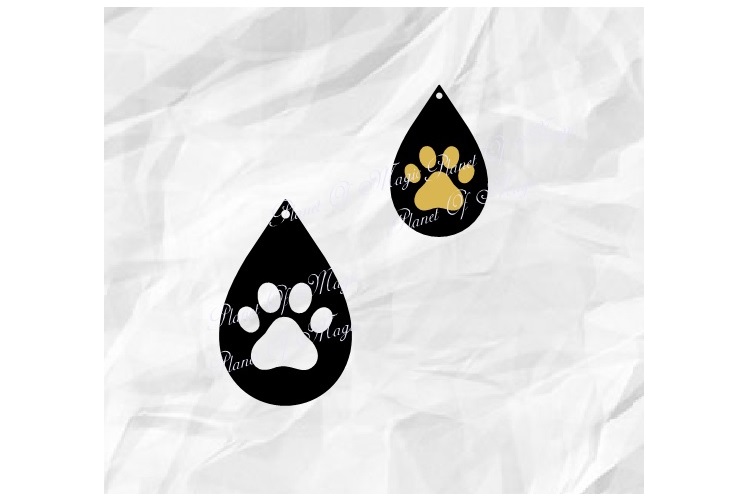 Free Free Paw Print Earring Svg 334 SVG PNG EPS DXF File