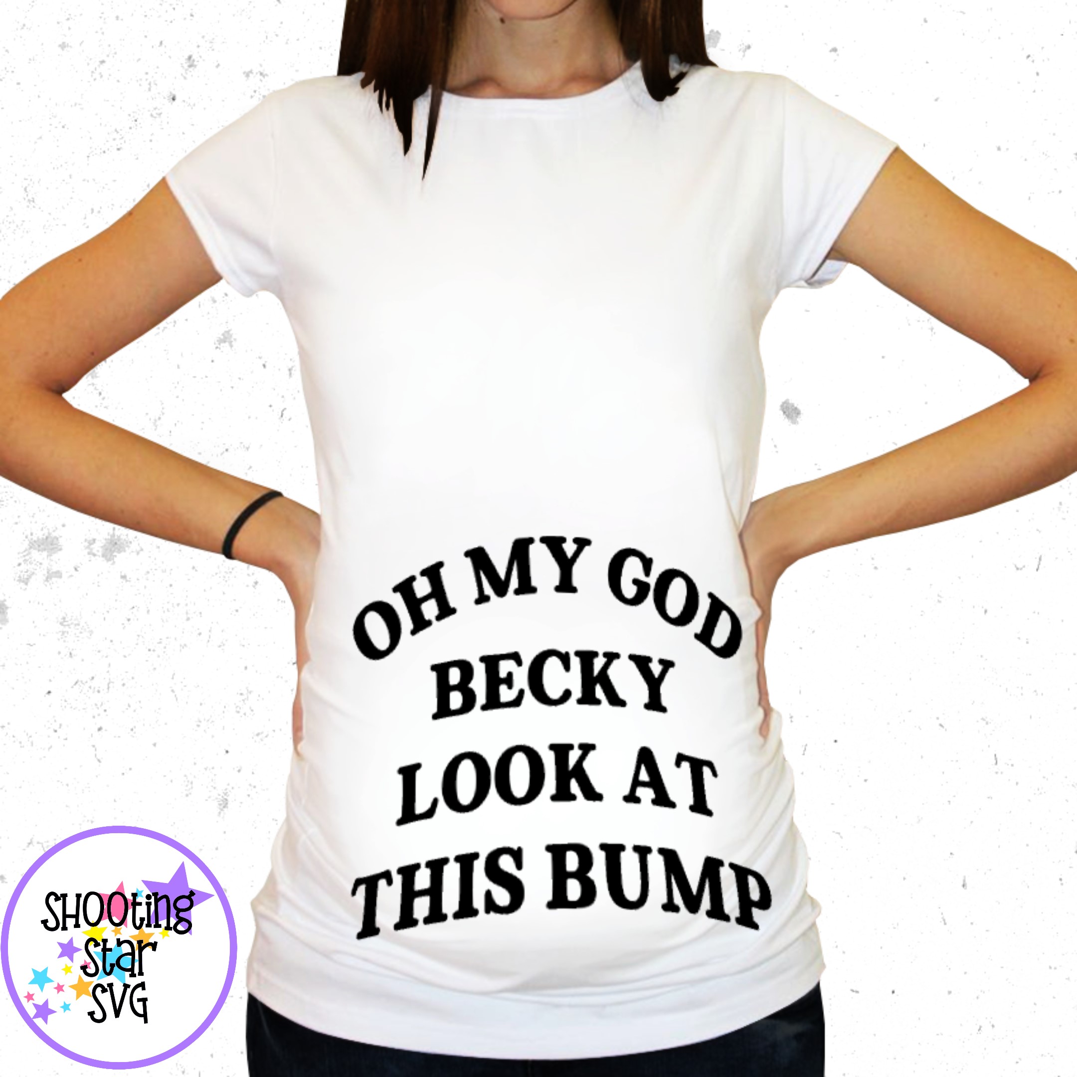 Download Becky Look at This Bump - Pregnancy SVG - Maternity SVG ...