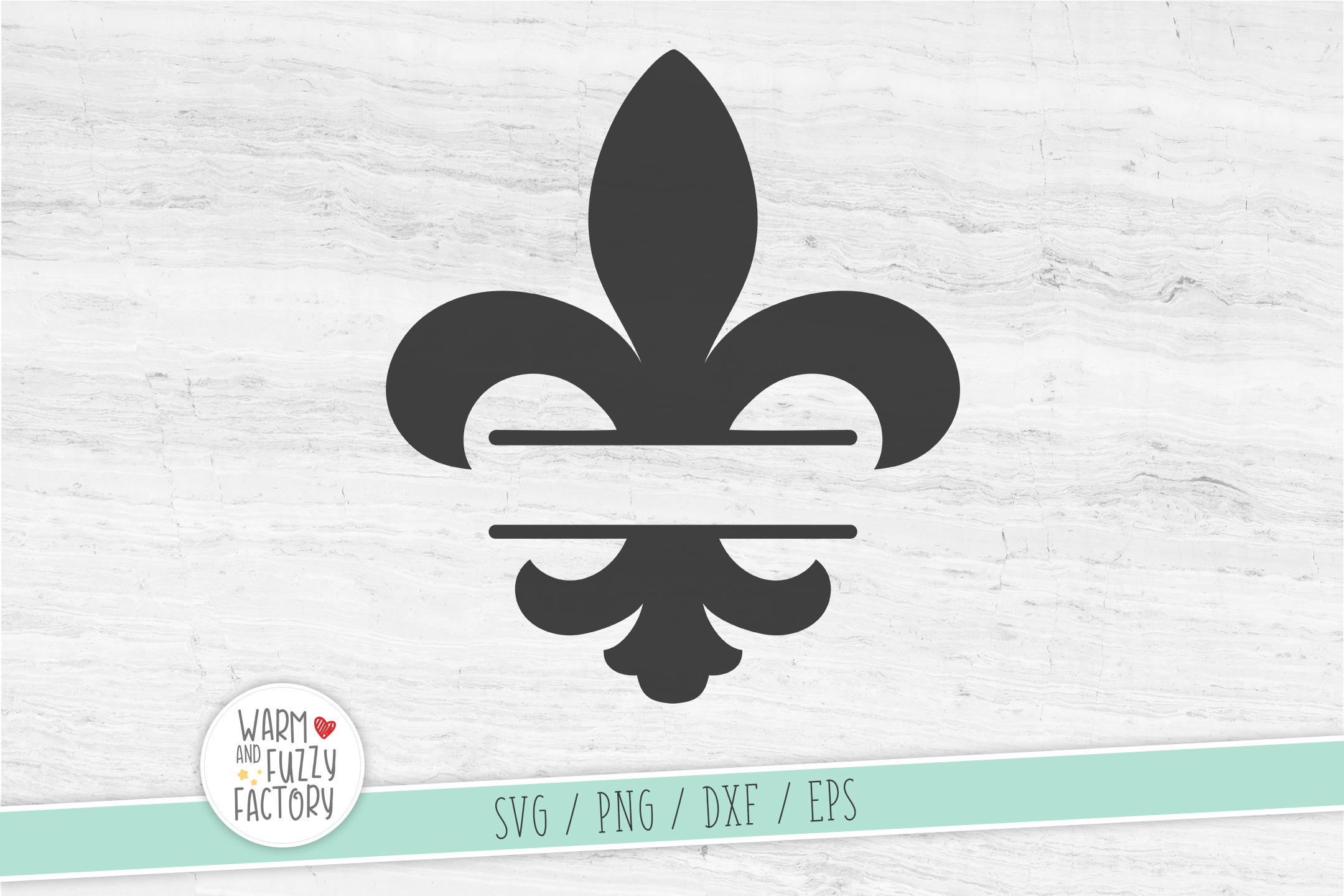 Fleur de lis svg, Split monogram svg (322670) | Cut Files ...