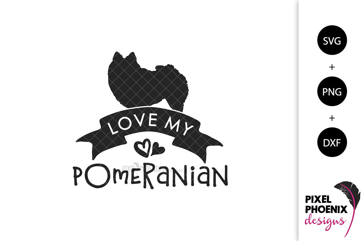 Download Dog SVG Love My Pomeranian SVG