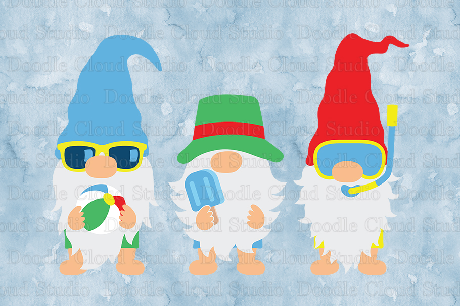 Download Gnomes SVG, Beach Gnome SVG, Summer Gnome Clipart.