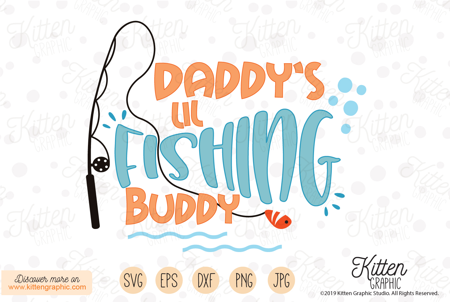 Download Daddy's lil fishing buddy (392384) | SVGs | Design Bundles