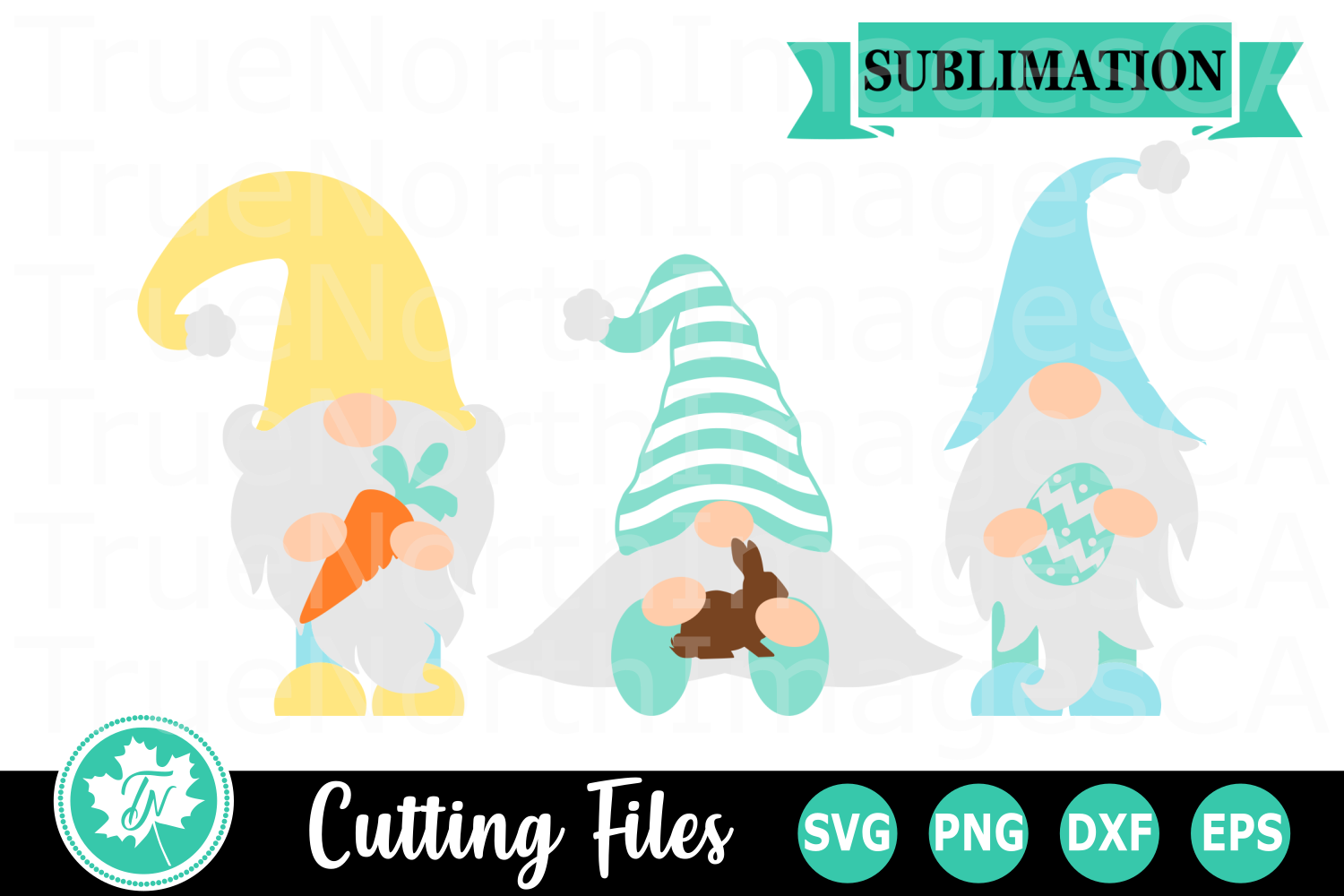 Download Easter Gnomes - A Easter SVG Cut File