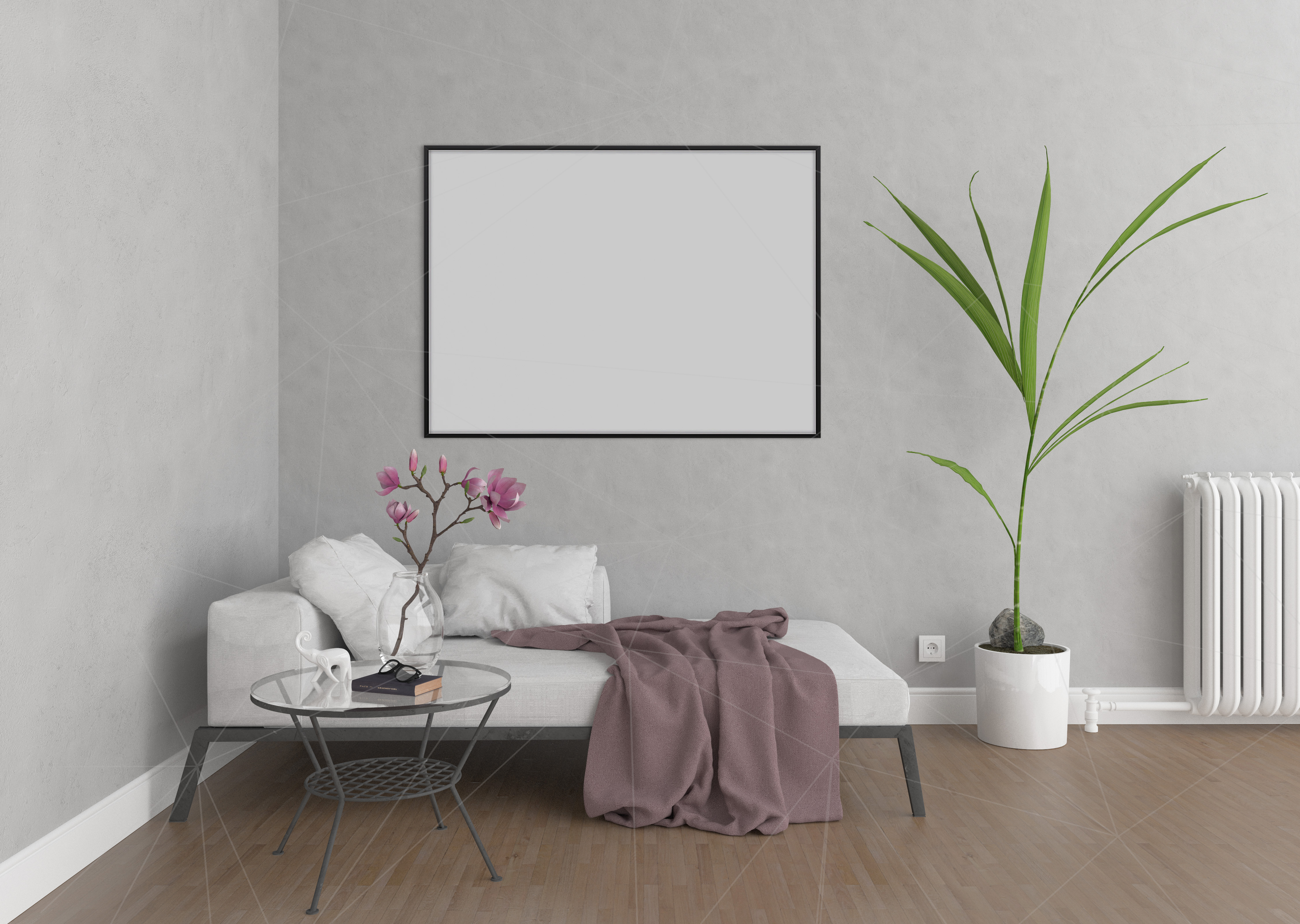 Interior mockup bundle - blank wall mock up (42209) | Mock Ups | Design Bundles