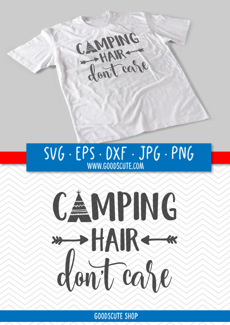 Download Camp Hair Don't Care - SVG DXF JPG PNG EPS (130964) | SVGs ...
