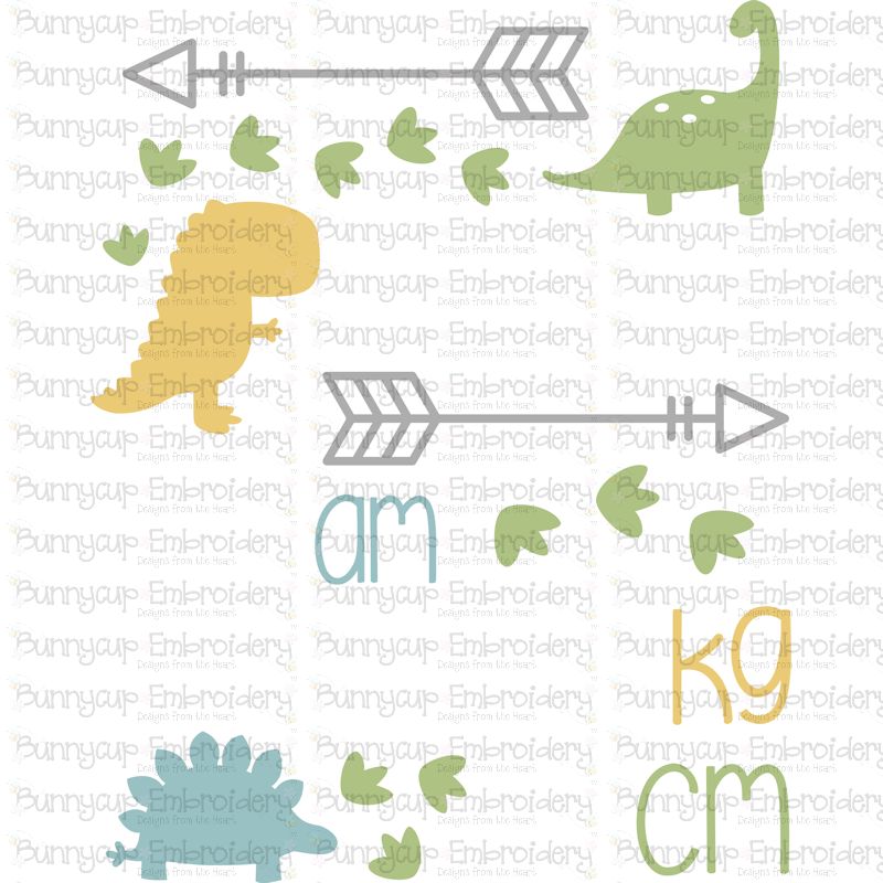Download Dinosaur Birth Announcement - SVG, Clipart, Printables ...