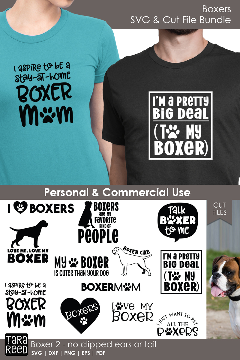 Download Boxer - Dog SVG and Cut Files for Crafters (302775) | Cut ...