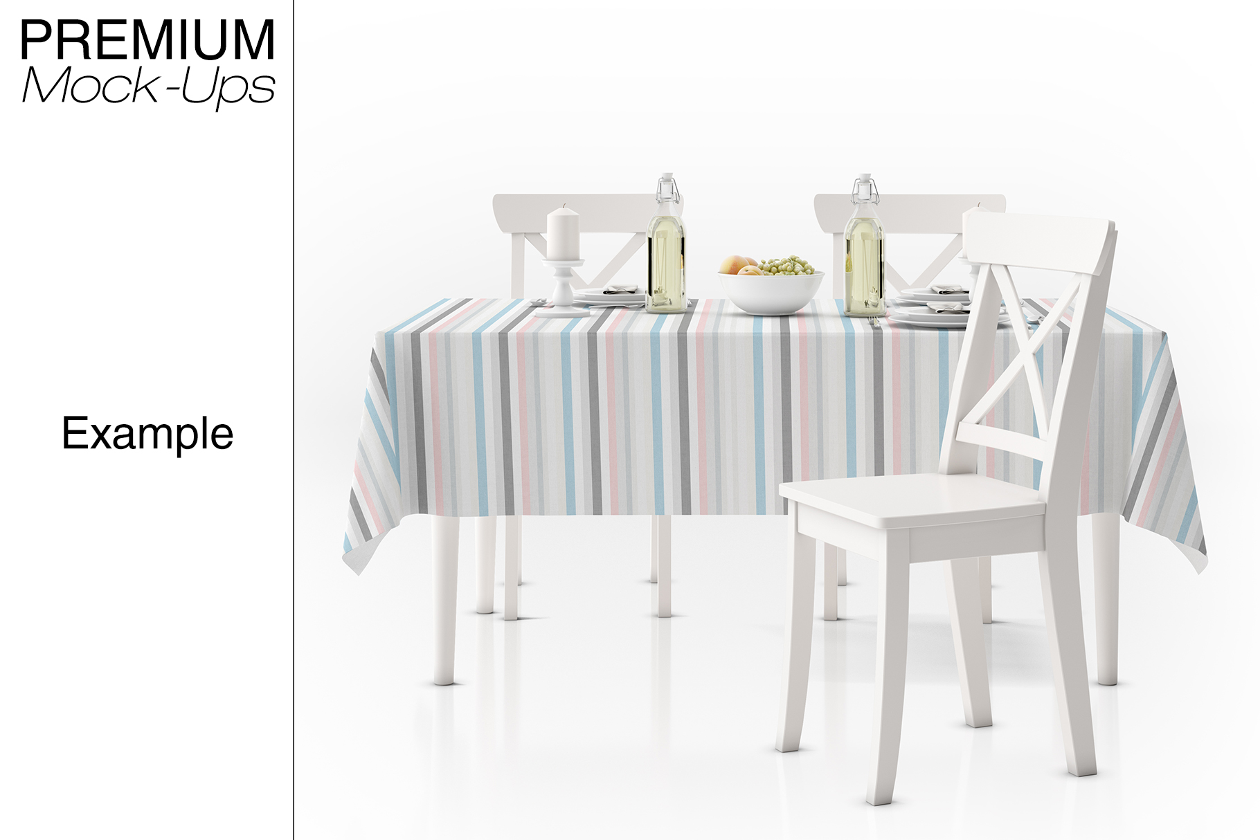 Tablecloth Mockup Set (84228) | Mock Ups | Design Bundles