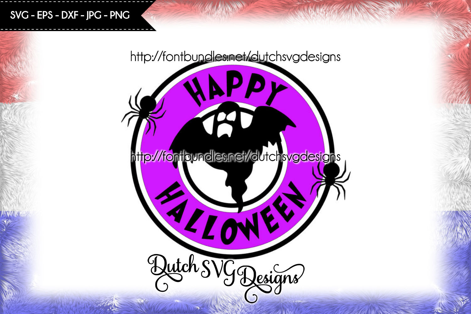 Halloween cutting file, in Jpg Png SVG EPS DXF for Cricut & Silhouette