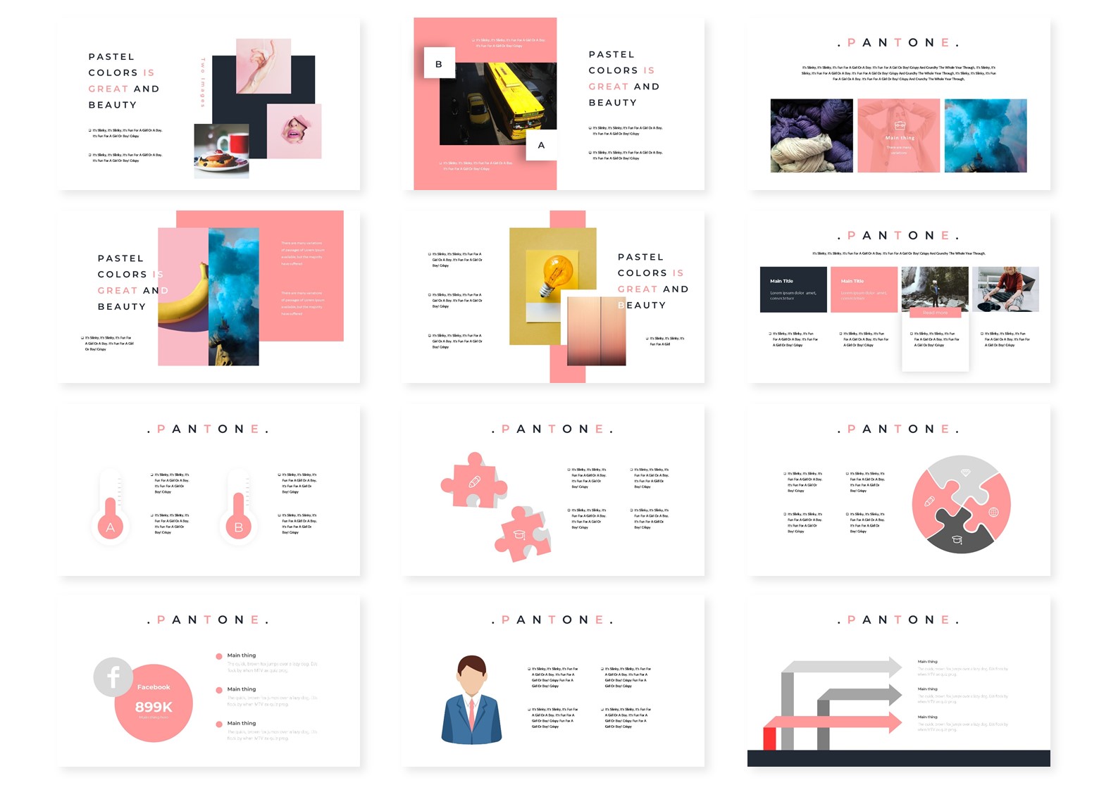 Pantone - Powerpoint Template (333941) | Presentation Templates ...