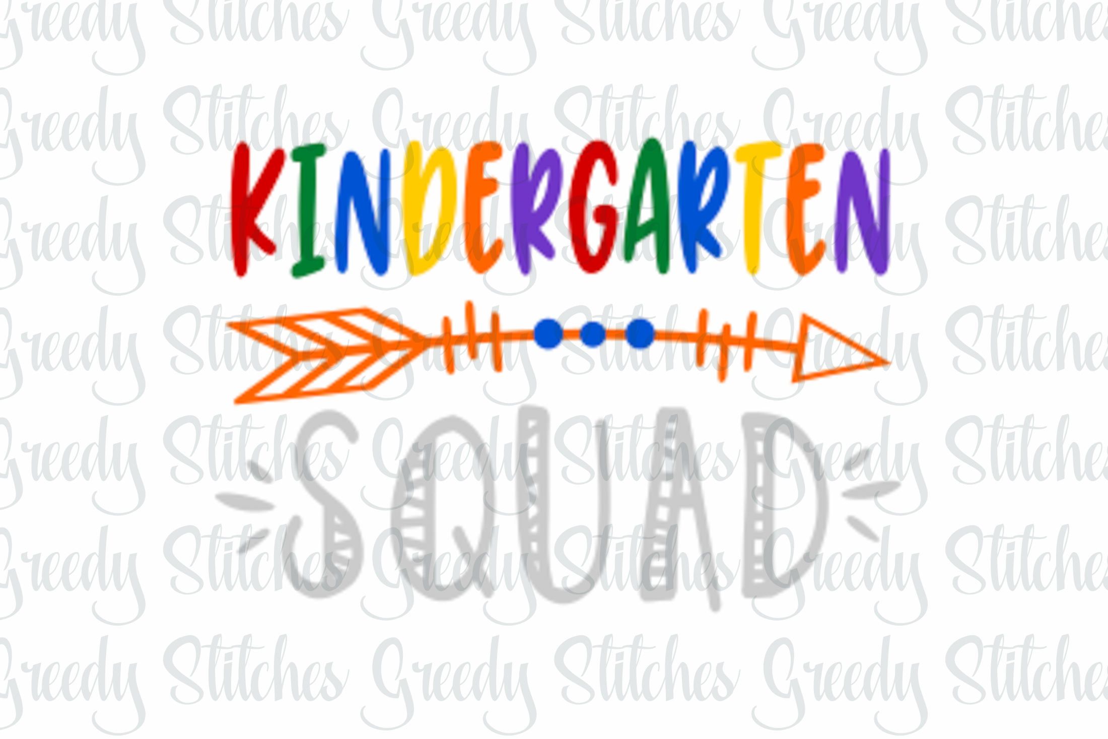 Download Kindergarten Squad SVG, DXF, EPS, PNG.