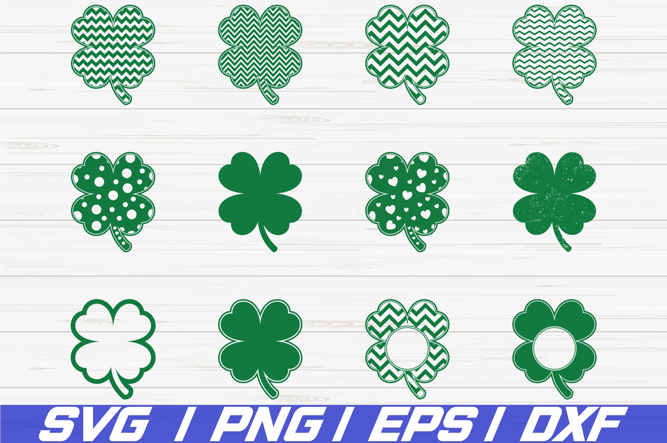 St. Patricks Day SVG/ Clover Leaf Svg/ Cricut/ Cut File