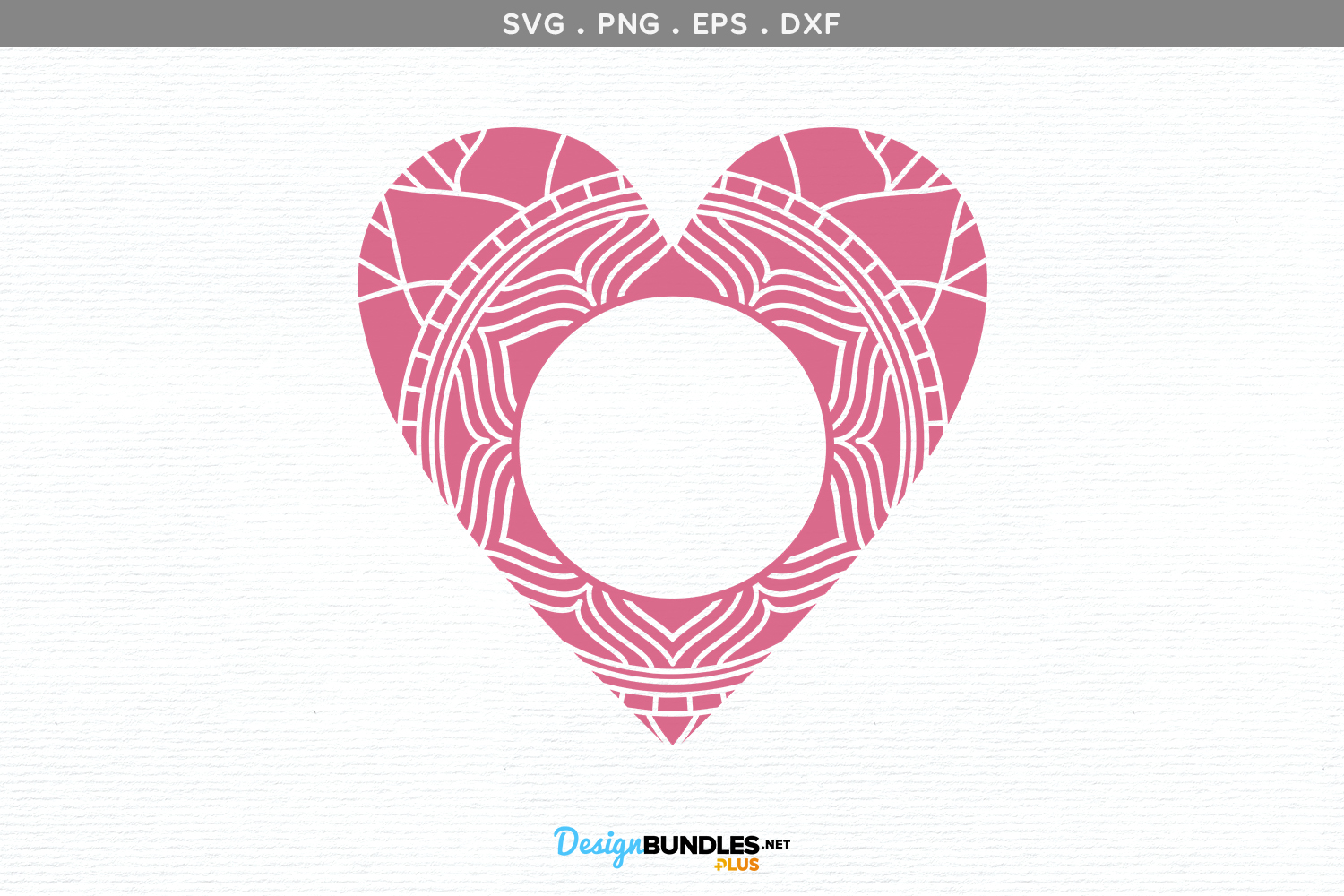 Download Heart Monogram Frame - svg, printable