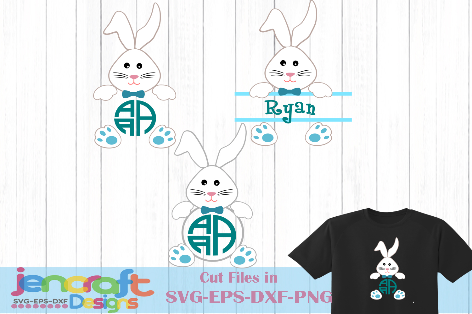 Download Easter Bunny Svg, Boy Easter Monogram Svg bundle