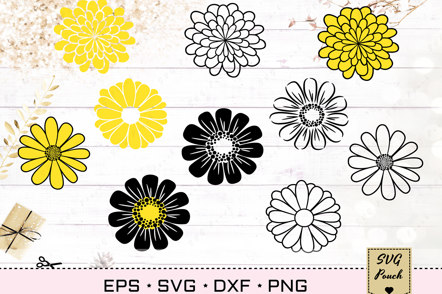 Free Free 204 Daisy Flower Svg Free SVG PNG EPS DXF File
