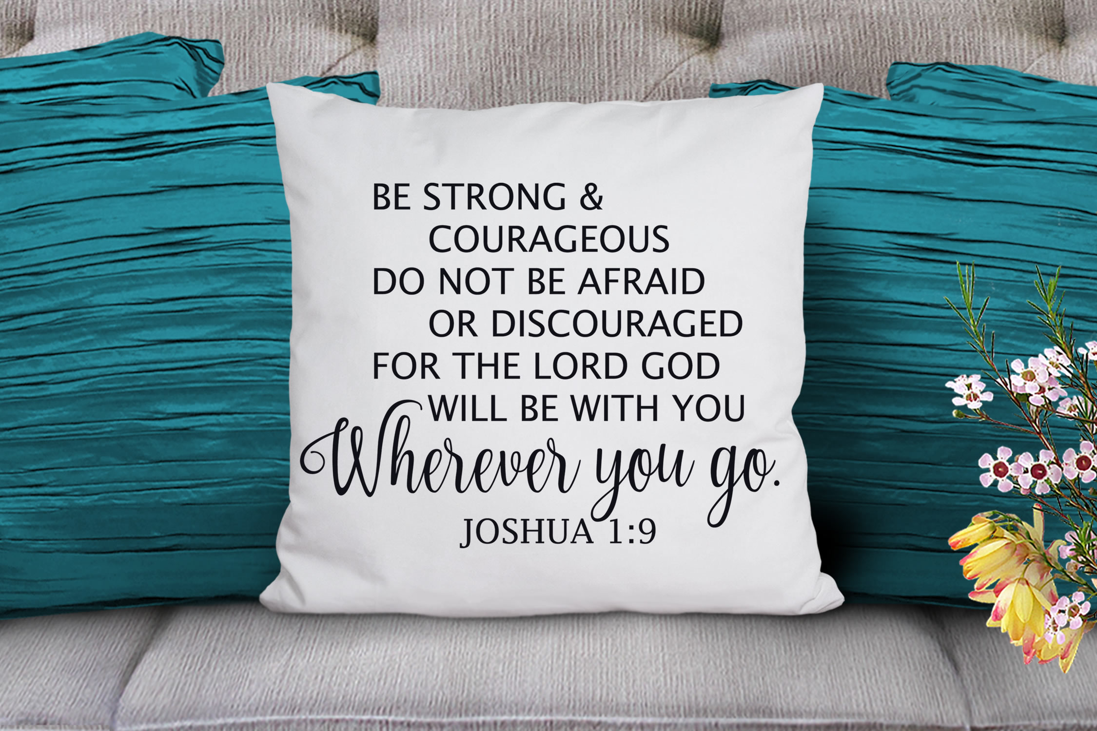 Download Be strong be courageous Joshua 1 9 svg, christian scripture