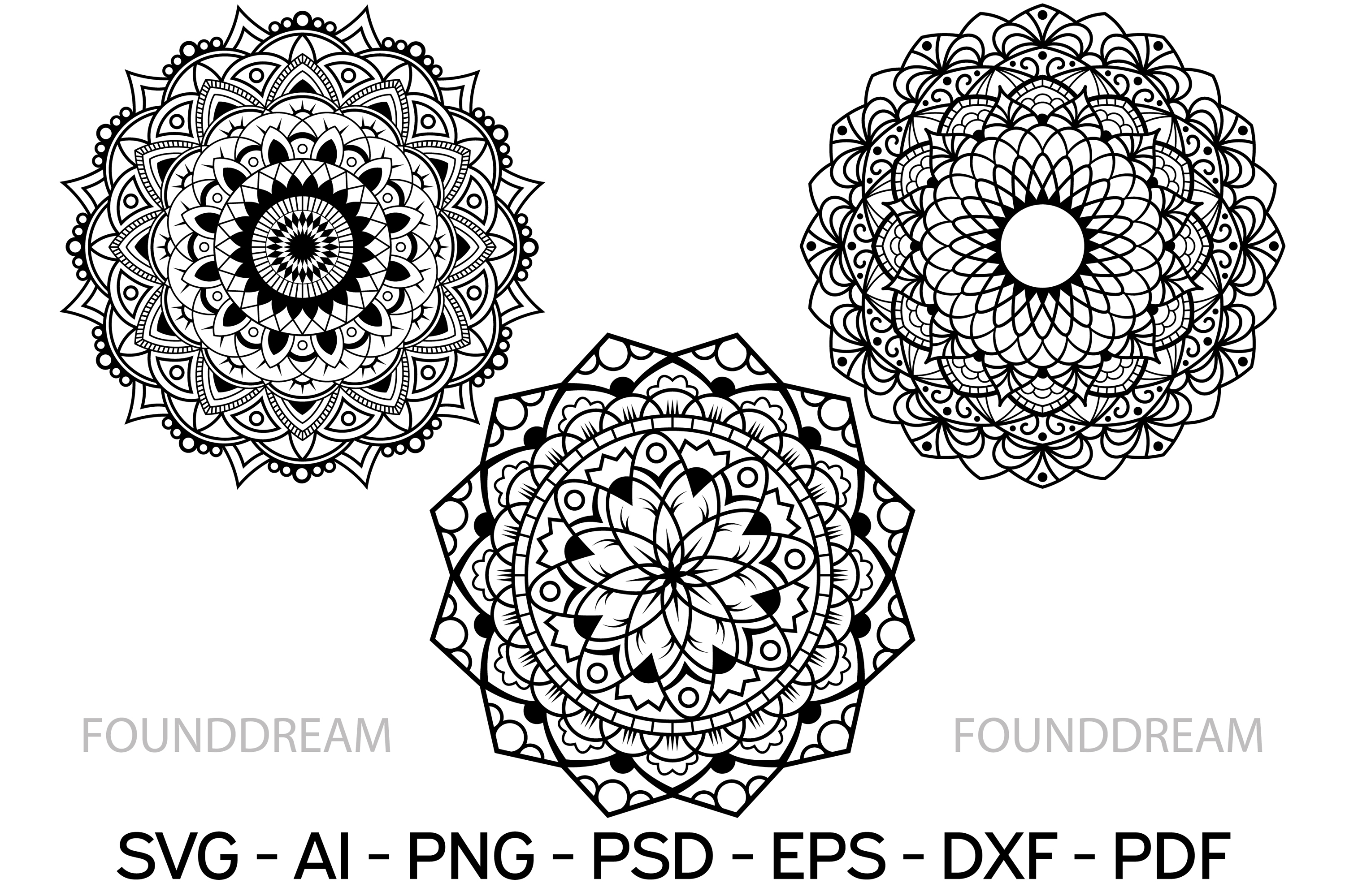 Free Mandala Svg Files For Cricut Suryadillaga