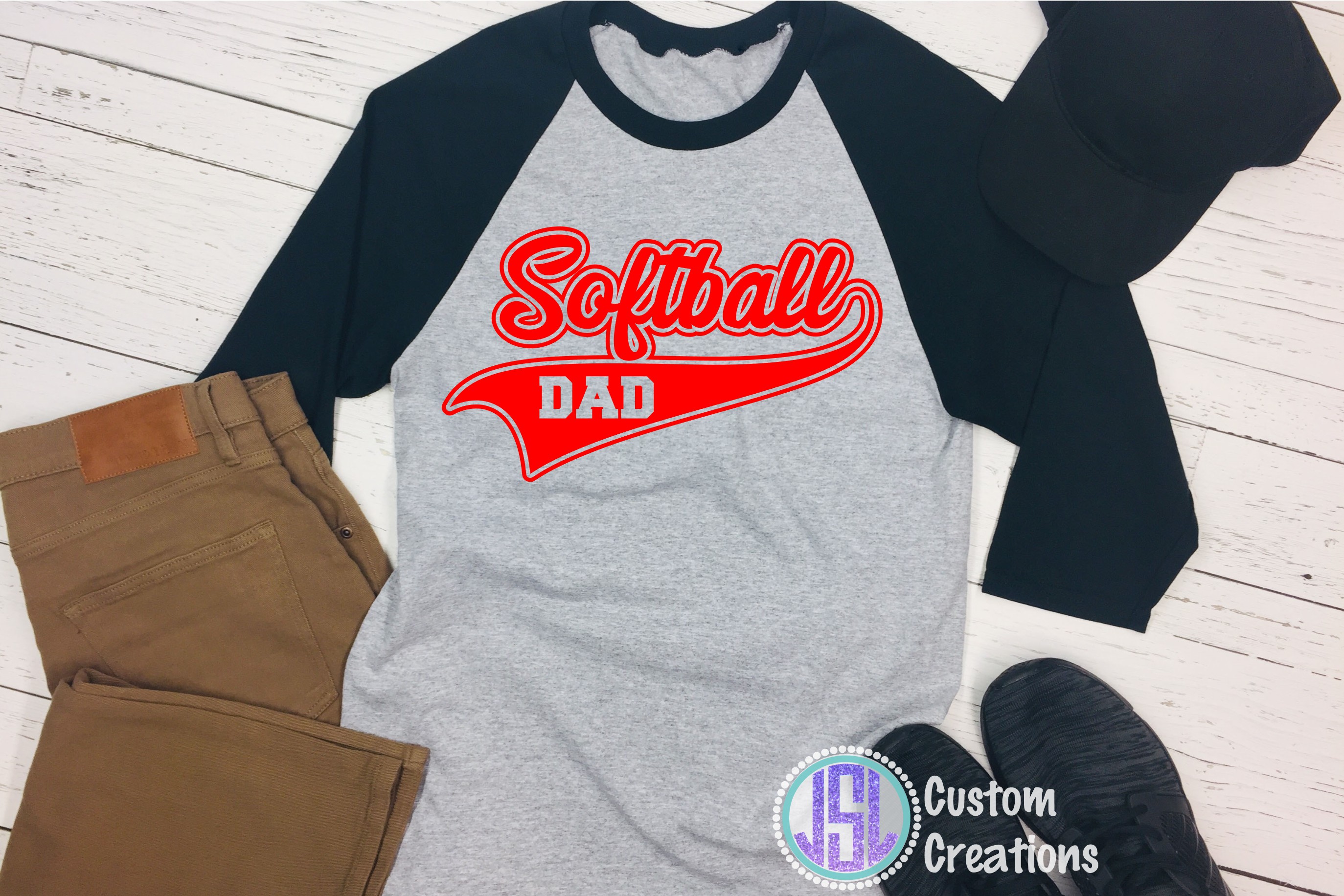 Download Softball Dad, Softball Mom | Set of 2 | SVG DXF EPS PNG ...