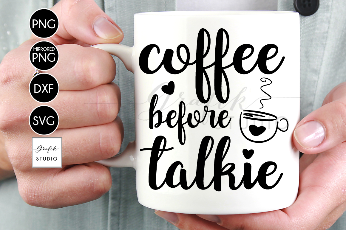 Download Coffee before talkie SVG File