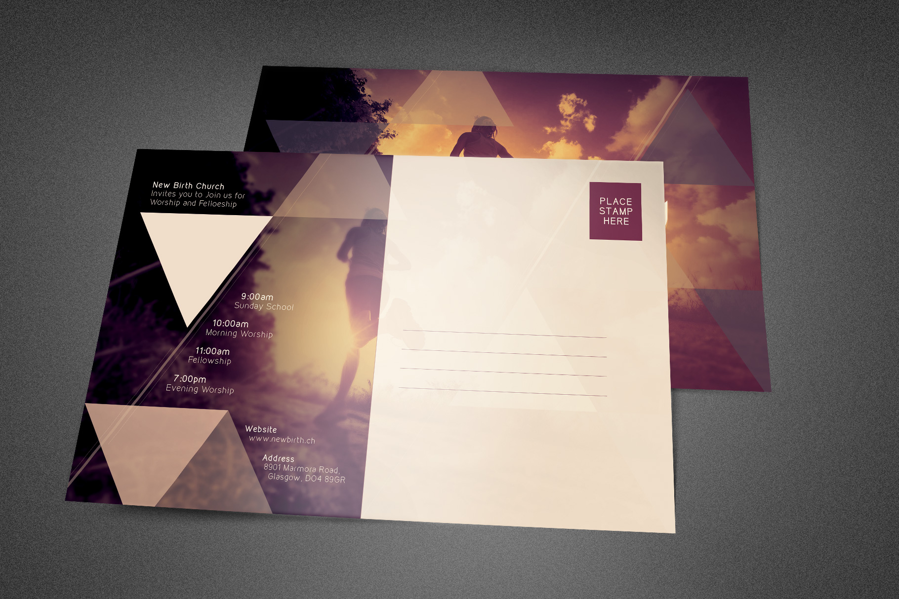 20 Church Postcard Templates Free Sample Example Format