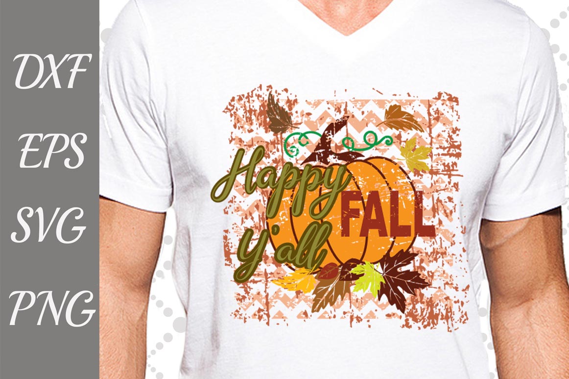 Download Happy Fall Y'all Svg, Sublimation Design Svg