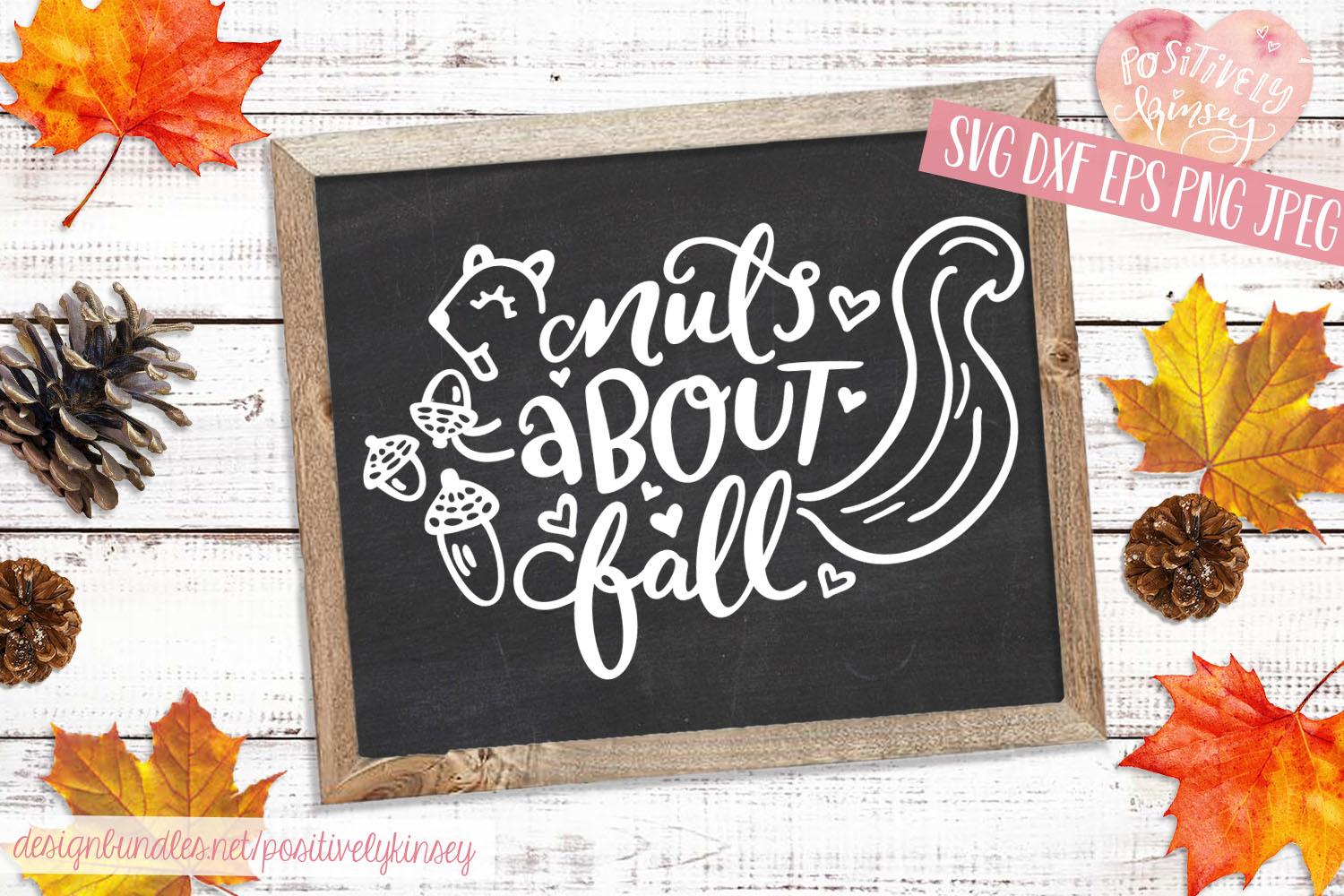 Download Nuts About Fall SVG DXF PNG EPS JPG Squirrel SVG, Autumn ...