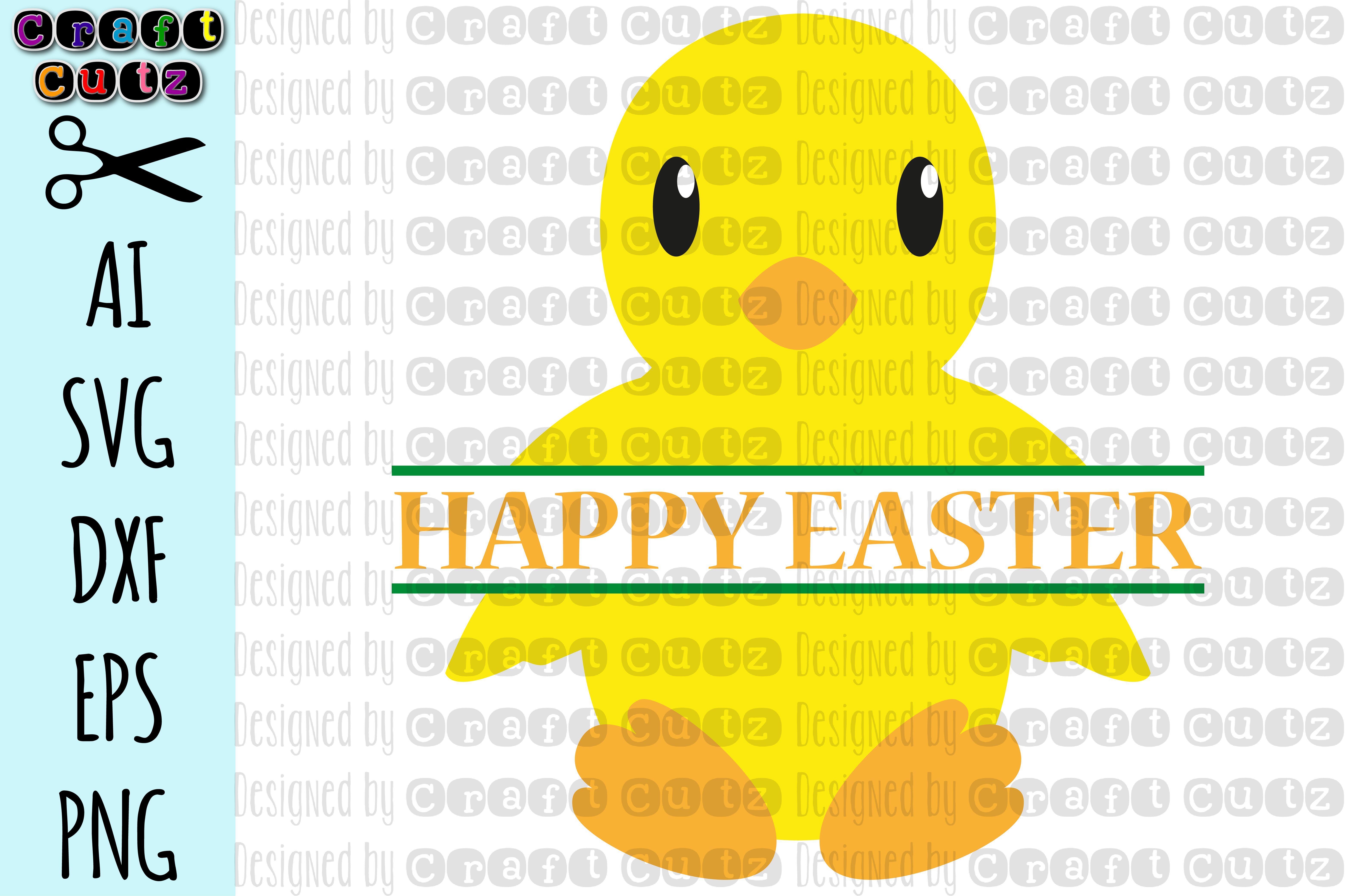 Download Baby Chicks Monogram, Happy Easter, AI, SVG, DXF, EPS, and ...