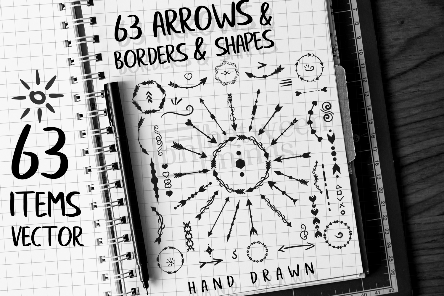 Download Arrows, Borders, Dividers and Shapes, SVG Pack Vector