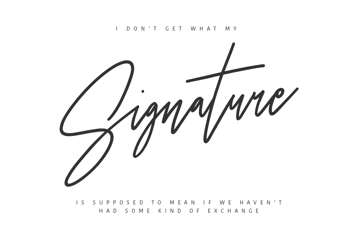 Otentic Signature Font (39895) | Script | Font Bundles