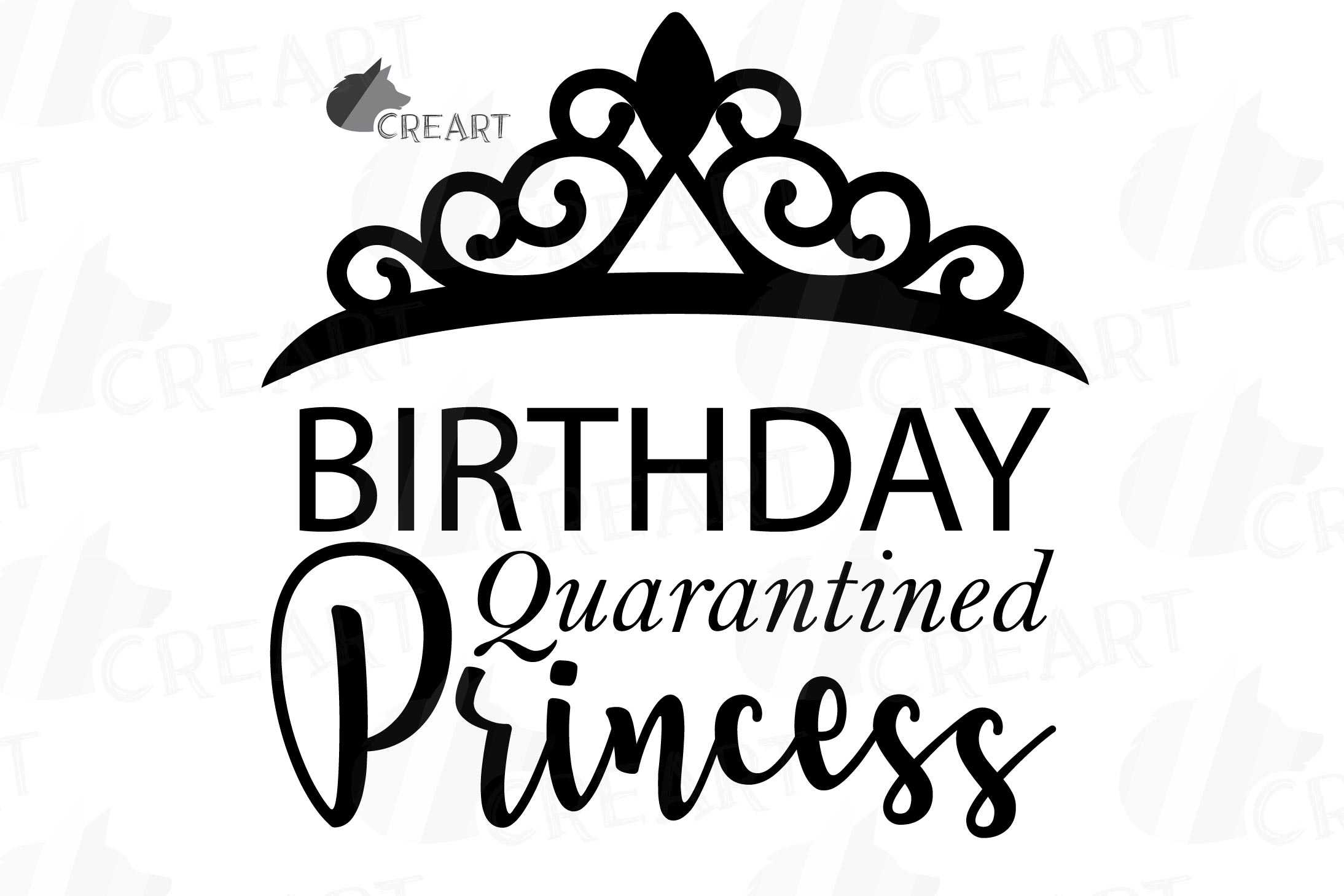 Free Free Quarantine Birthday Princess Svg 52 SVG PNG EPS DXF File