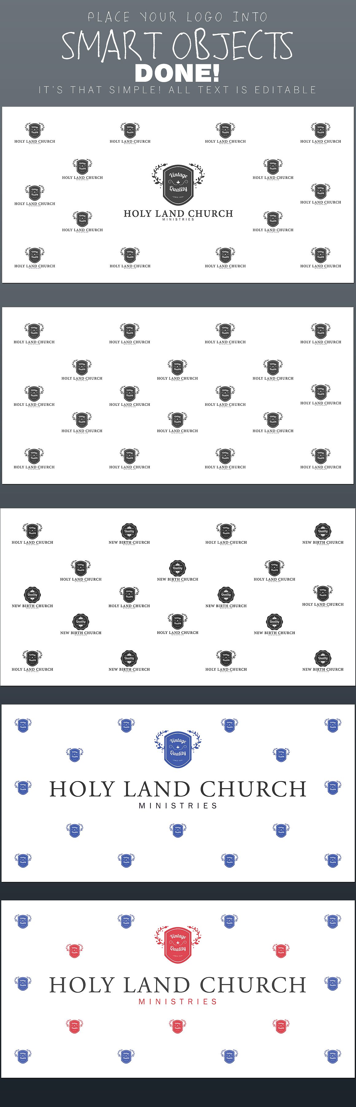 Step And Repeat Backdrop Template