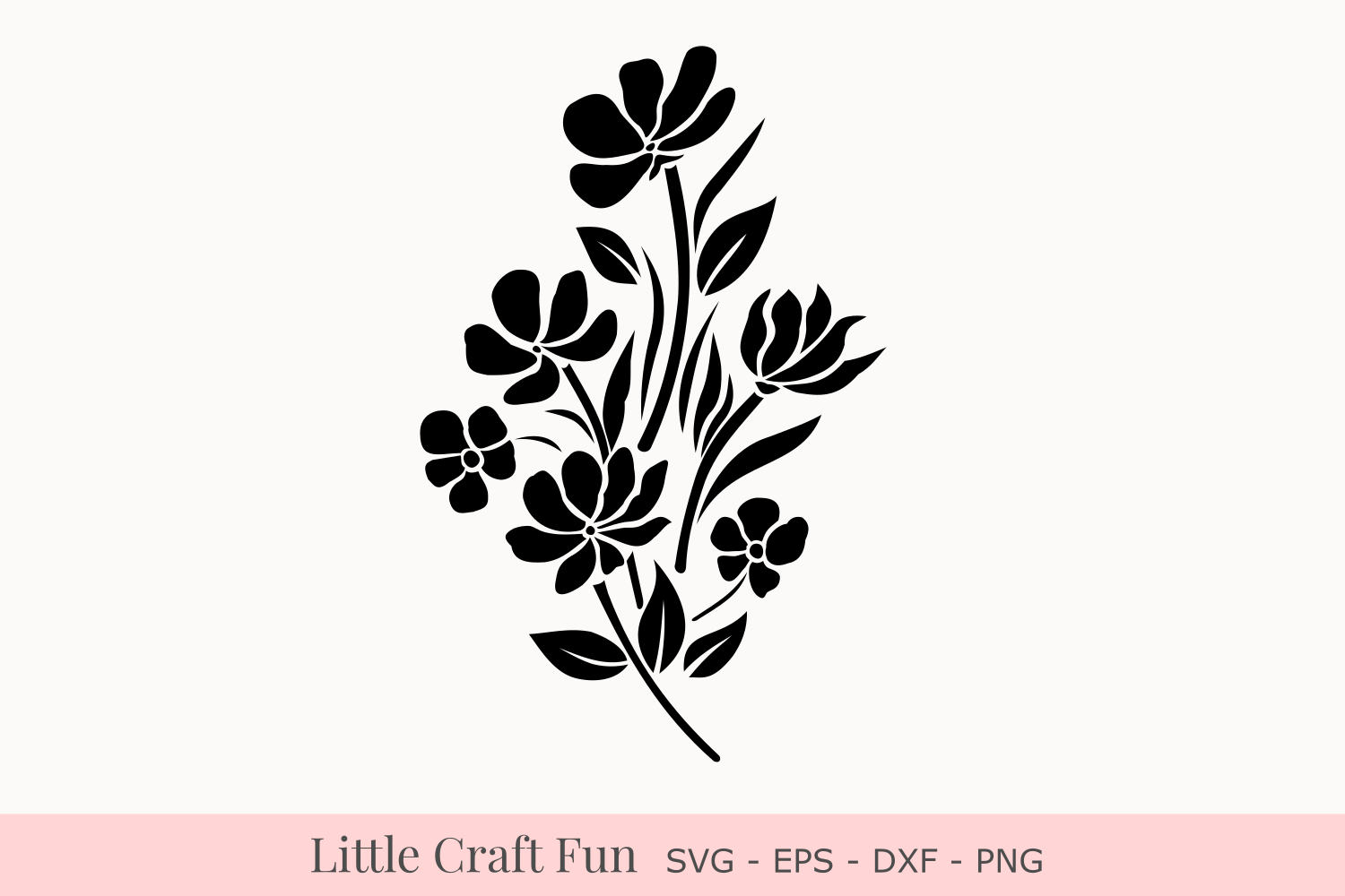 Download Flowers Silhouette Svg, Florals Silhouette Svg, Silhouette (95274) | SVGs | Design Bundles