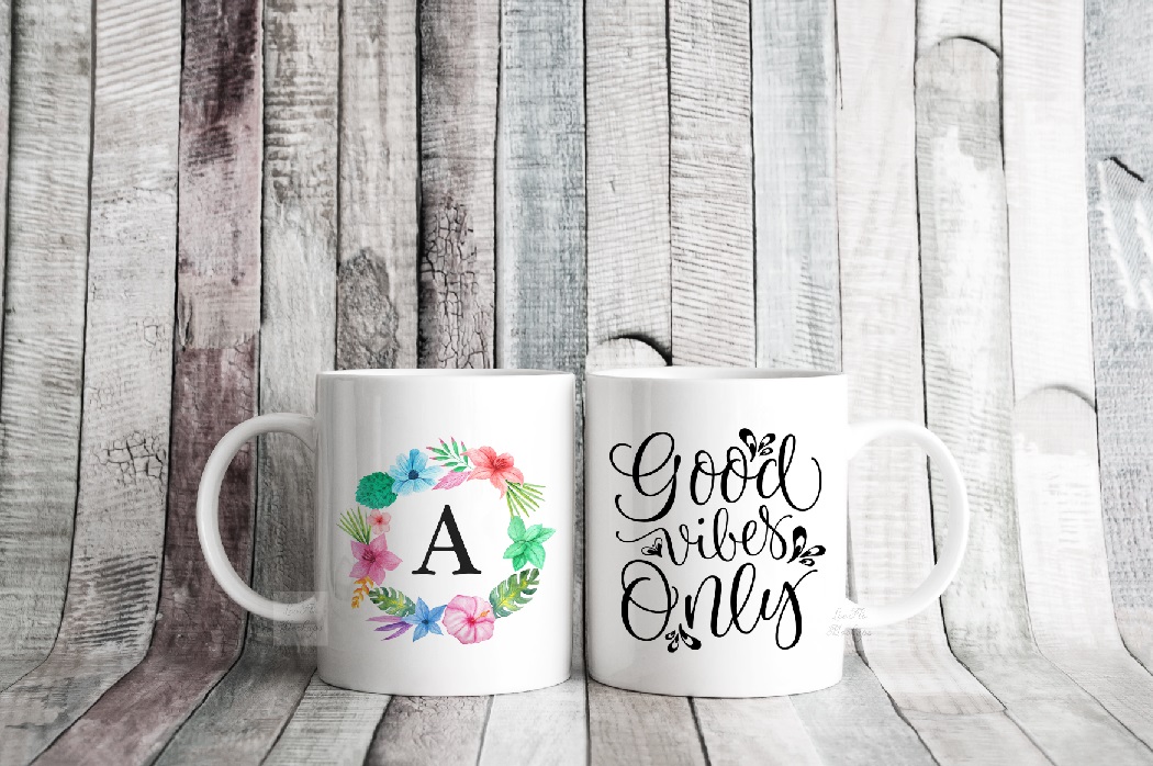 Download Two coffee mug mock ups double rustic mockup mugs set of 2 c (336113) | Mock Ups | Design Bundles