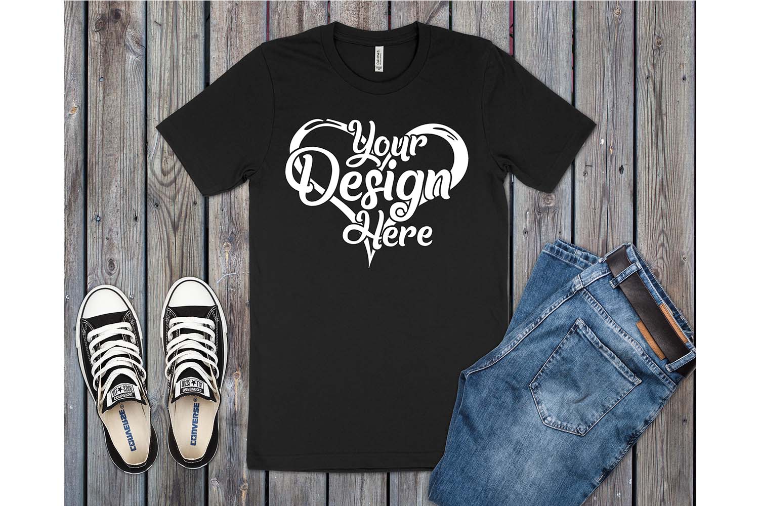 Download Bella Canvas 3001 Mockup Bundle T-Shirt Mock Ups 165