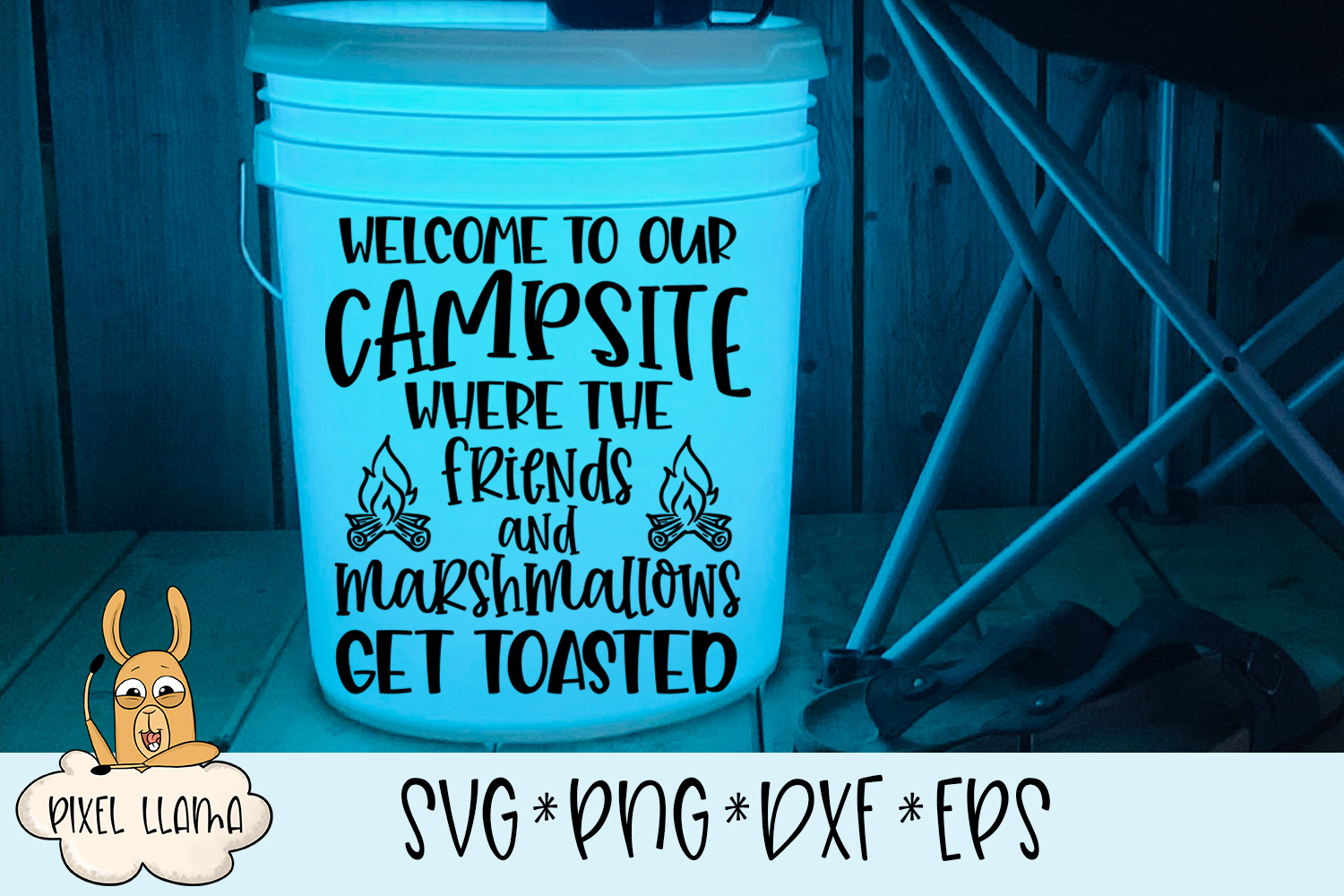 Download Welcome To Our Campsite Friends Marshmallows Get Toasted SVG