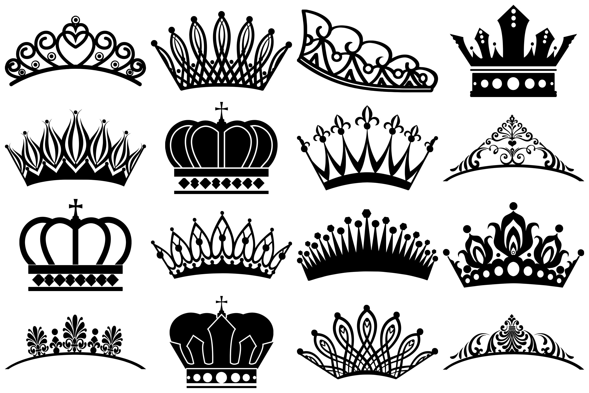 Princess Tiara Svg Tiara Svg Queen Svg Crown Clipart Crown Etsy Hong ...