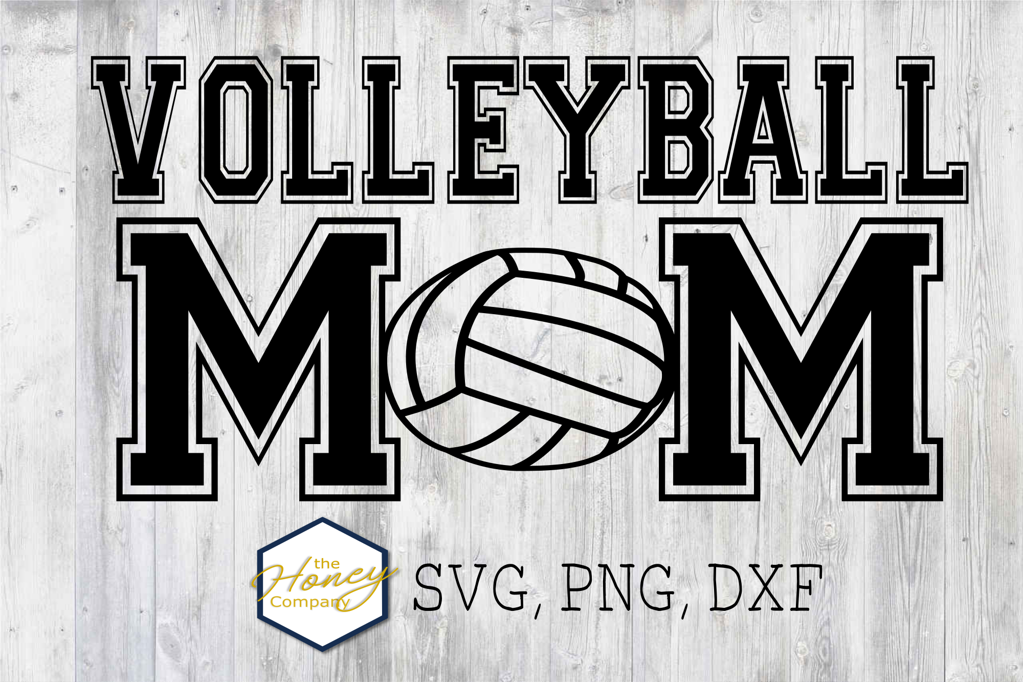 Download Volleyball Mom SVG PNG DXF Hand Lettered Clip Art Cut Files
