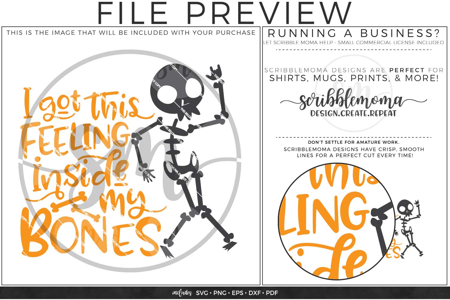 Download I've Got This Feeling Inside My Bones SVG (127572) | SVGs ...