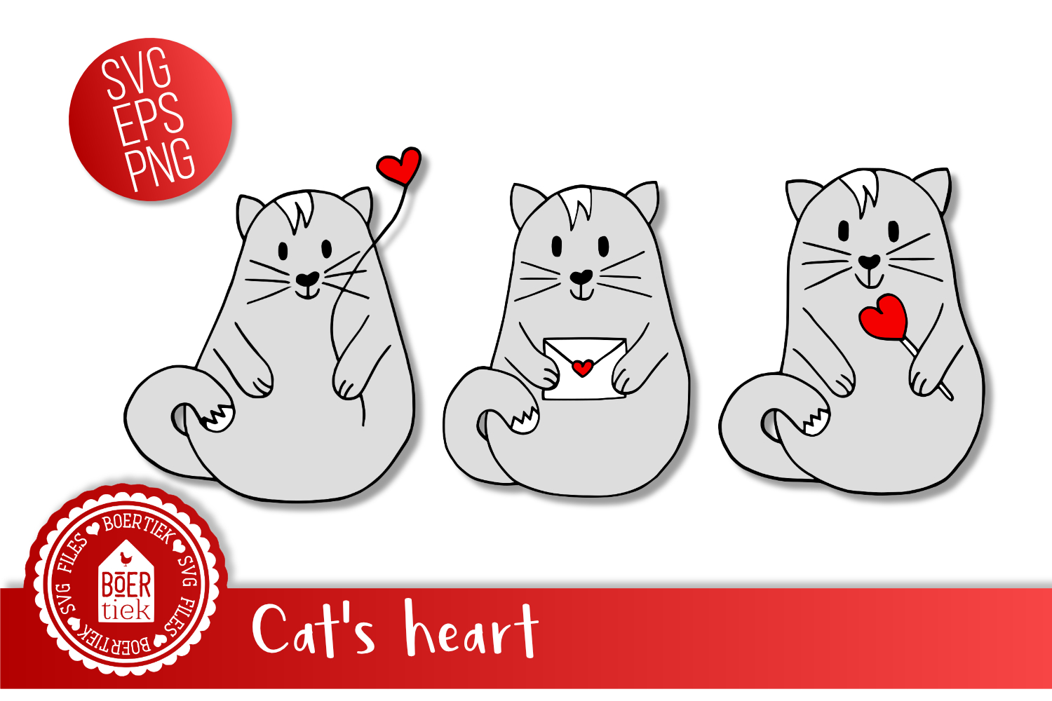 Download Cat S Heart Three Cat S Svg Cutting File 73343 Cut Files Design Bundles PSD Mockup Templates