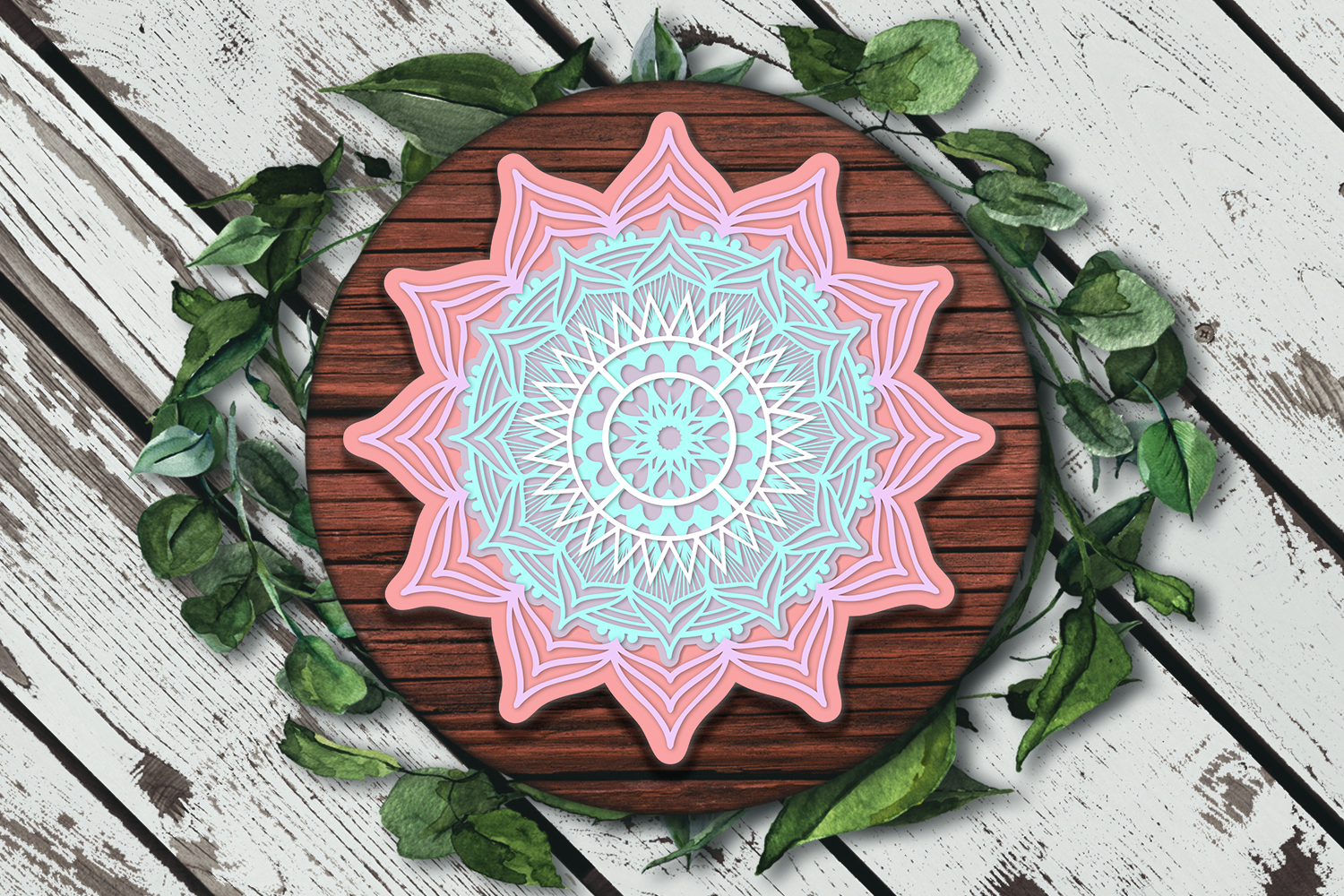 Download 3D Mandala Bundle | 3D Papercut SVG